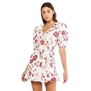 Misa Ilyana Wrap Mini Dress